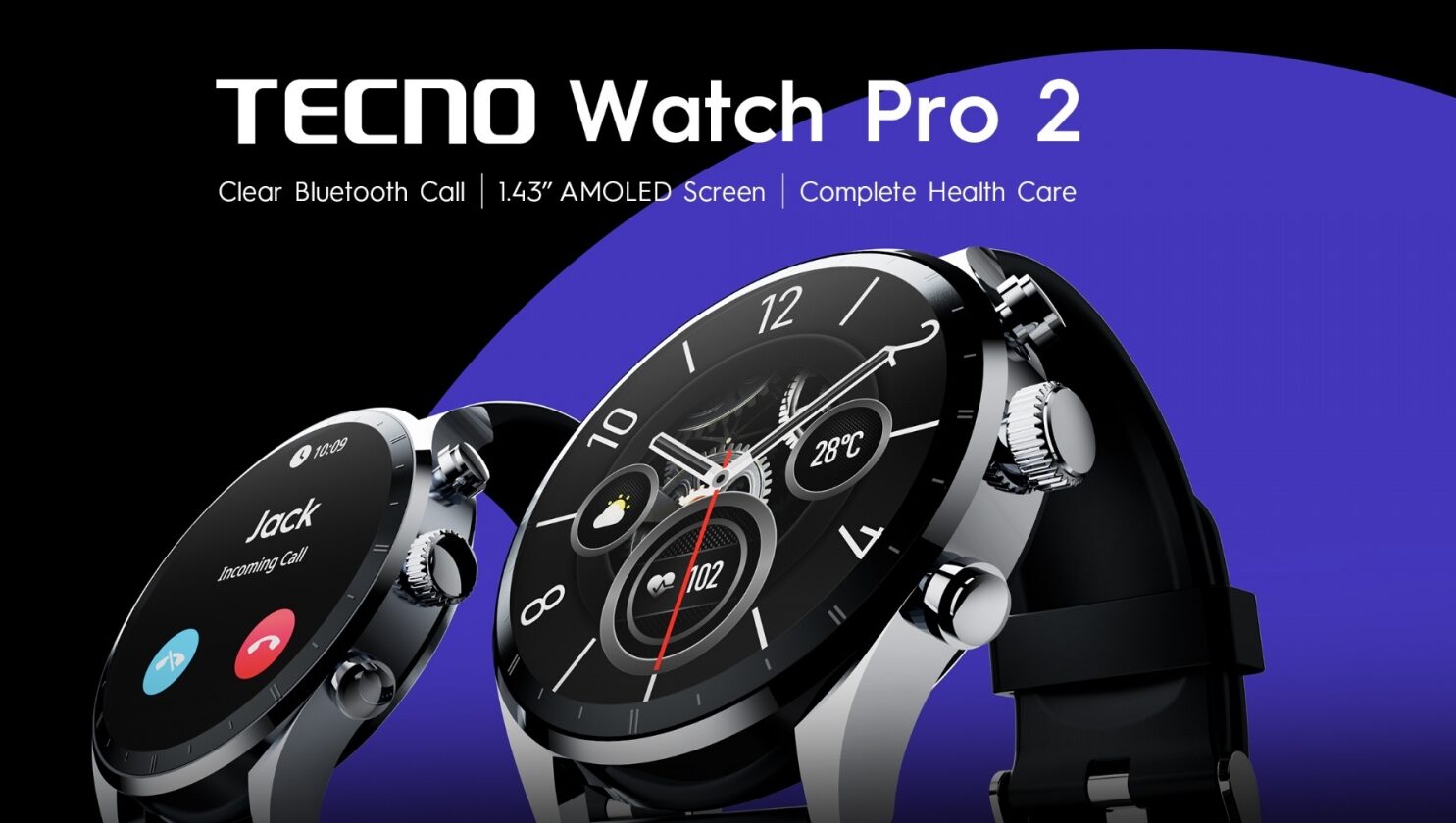 Tecno Watch Pro 2 Resmi di Indonesia, Smartwatch Rp 400 Ribuan!